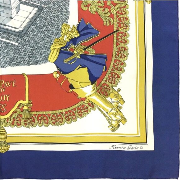958200BR (S2) Hermes Scarf Multicolor Silk - Picture 5 of 9